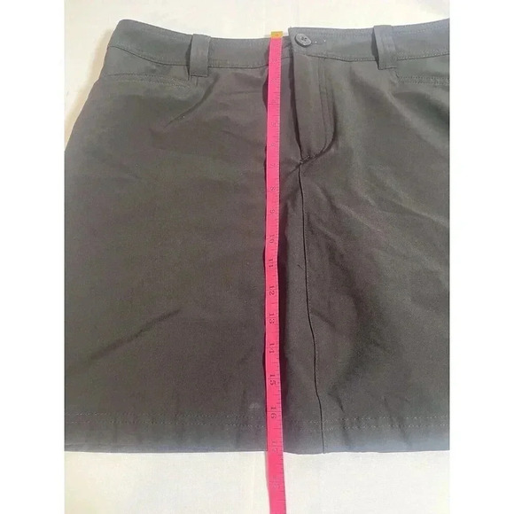 Eddie Bauer Travex Skort Skirt Solid Black Size 10 - Picture 6 of 6